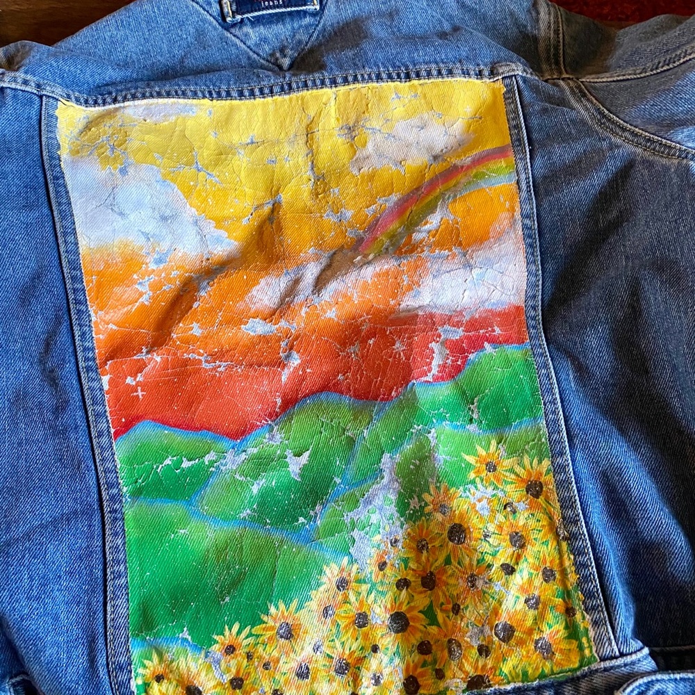 Distressed vintage Tommy Hilfiger jacket